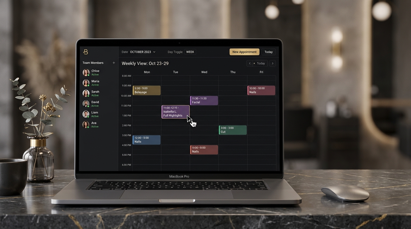 Drag and drop calendar